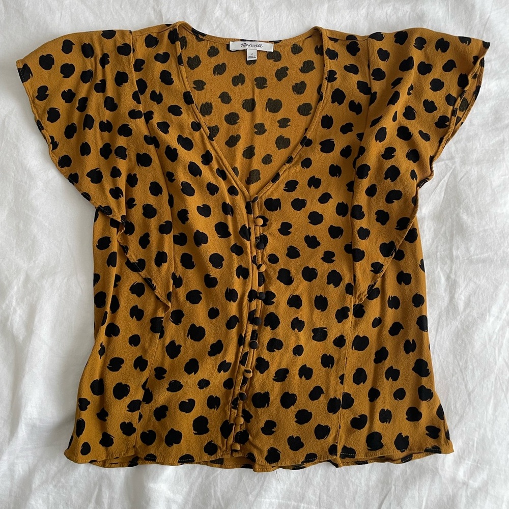 MADEWELL Polka Dot Blouse - Picture 5 of 6